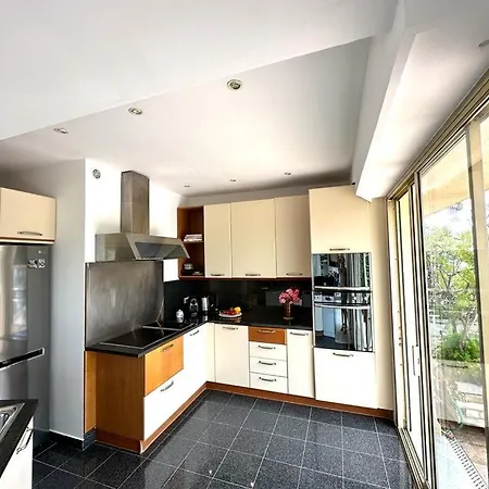 Panoramic Sea View Penthouse With Jacuzzi And 450 Sqm Terrace 公寓 昂蒂布